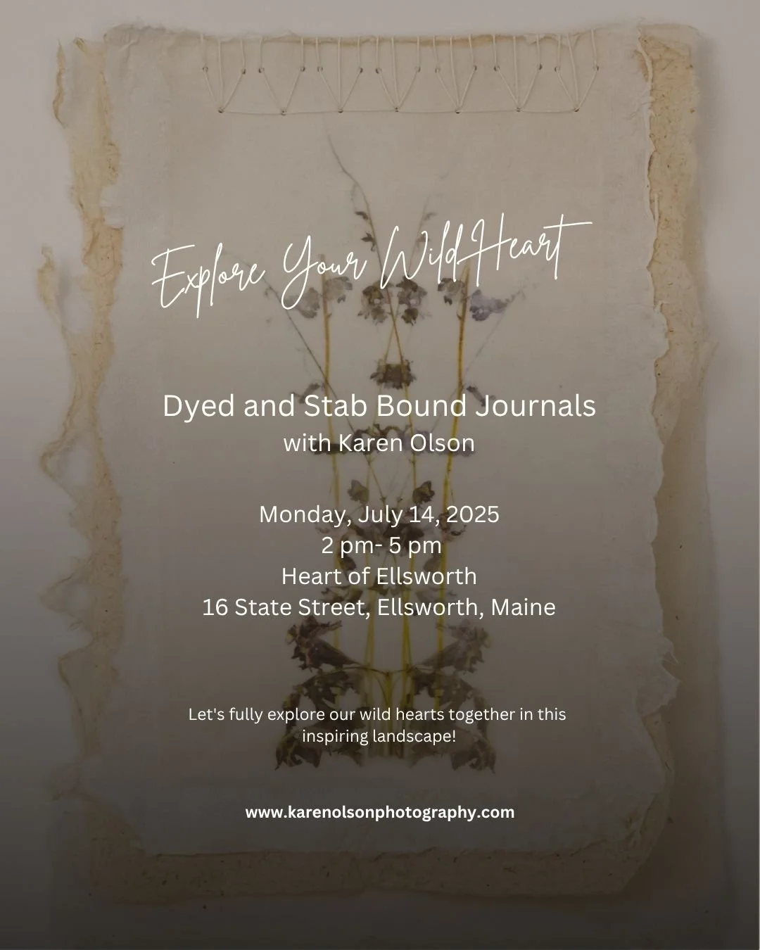 Dyed and Stab Bound Journal
