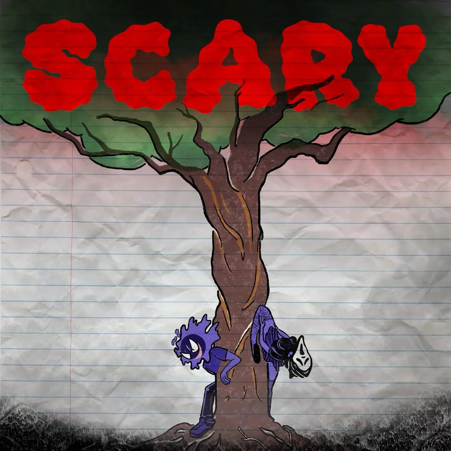Our new single &ldquo;Scary&rdquo; dedicated to every scary ass bum out there just in time for spooky szn. September 3,2025

🖌️: @therodgerbrown 
mixed &amp; mastered by @jake.vicious