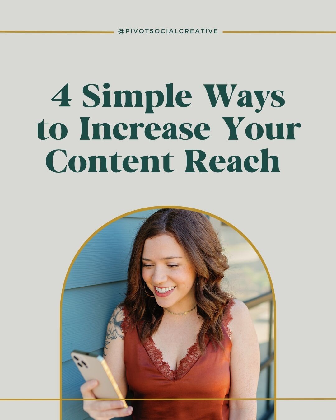 Reach is one of the MOST important metrics for brand awareness. Why?👇🏼⁠
⁠
Because the higher reach your content receives, the more eyes that see your content 👀 helping you increase your exposure and stay at the forefront of your audience's mind.⁠
