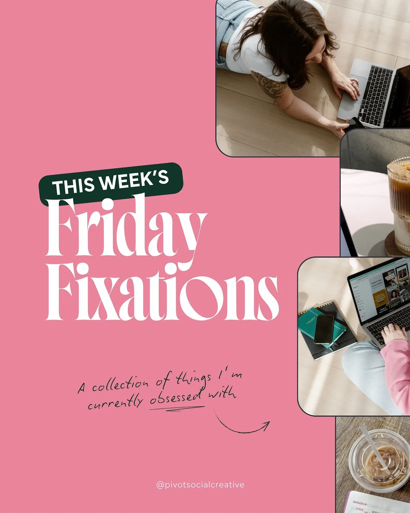 A quick roundup of this week’s serotonin sources.π€ What are you currently hyperfixated on?! Curious to see if we have any in common! ↓