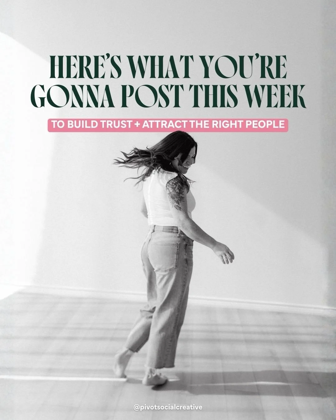 If you give up anything in 2026, PLEASE let it be trying to appeal to everyone, everywhere, all at once.🫠

Trying to shape your content for a massive, imaginary audience is ruthlessly exhausting, especially if you&rsquo;re a solopreneur. 

And tbh ?