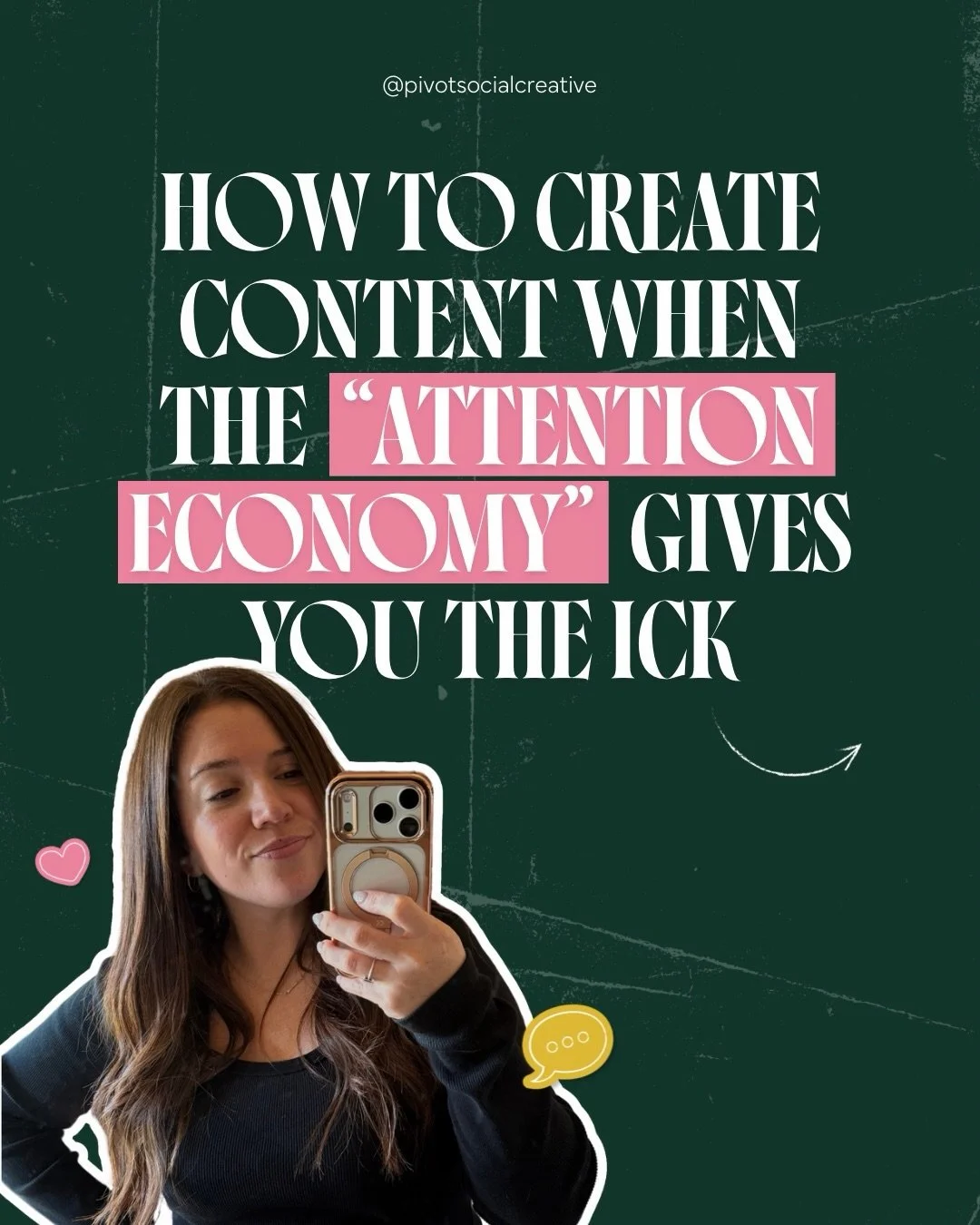 This one&rsquo;s a little back to basics, but honestly I needed the reminder.💗 And maybe you do too?

When you&rsquo;re DEEP in it, posting constantly, watching what lands, trying to keep up, it&rsquo;s really really easy to lose sight of why this w