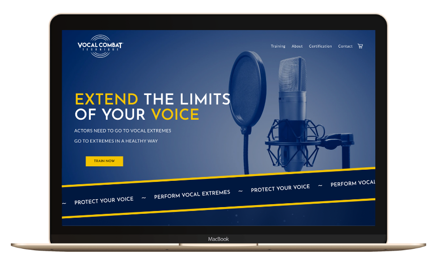 Website landing page of web design client Vocal Combat Technique.png