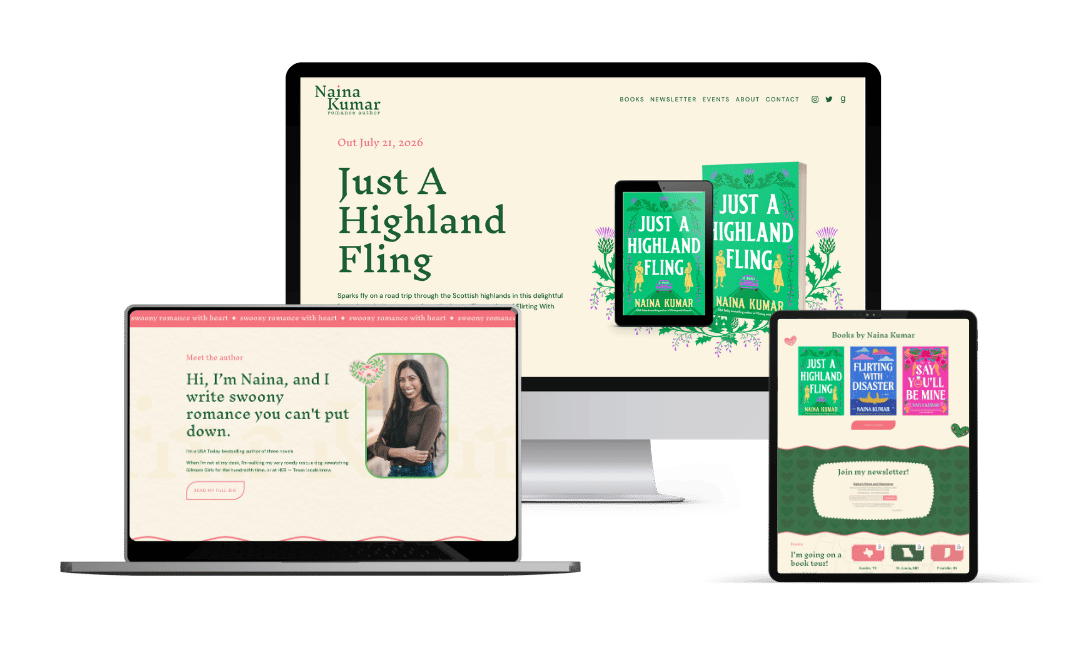 Naina Kumar - Romance Author Website & Brand