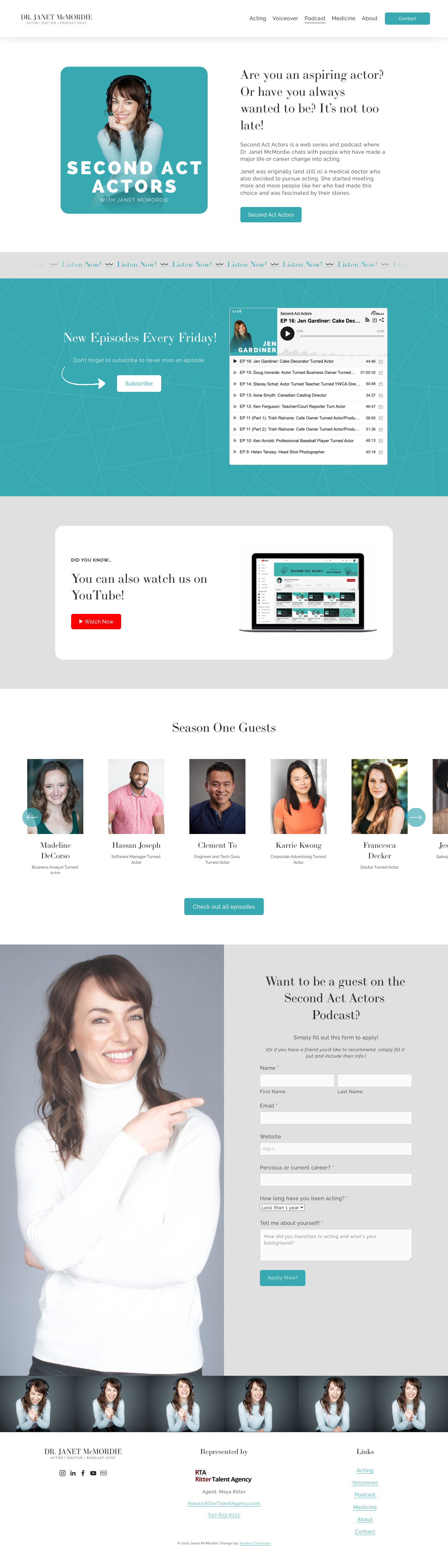 Janet McMordie, Actor &amp; Podcast Host