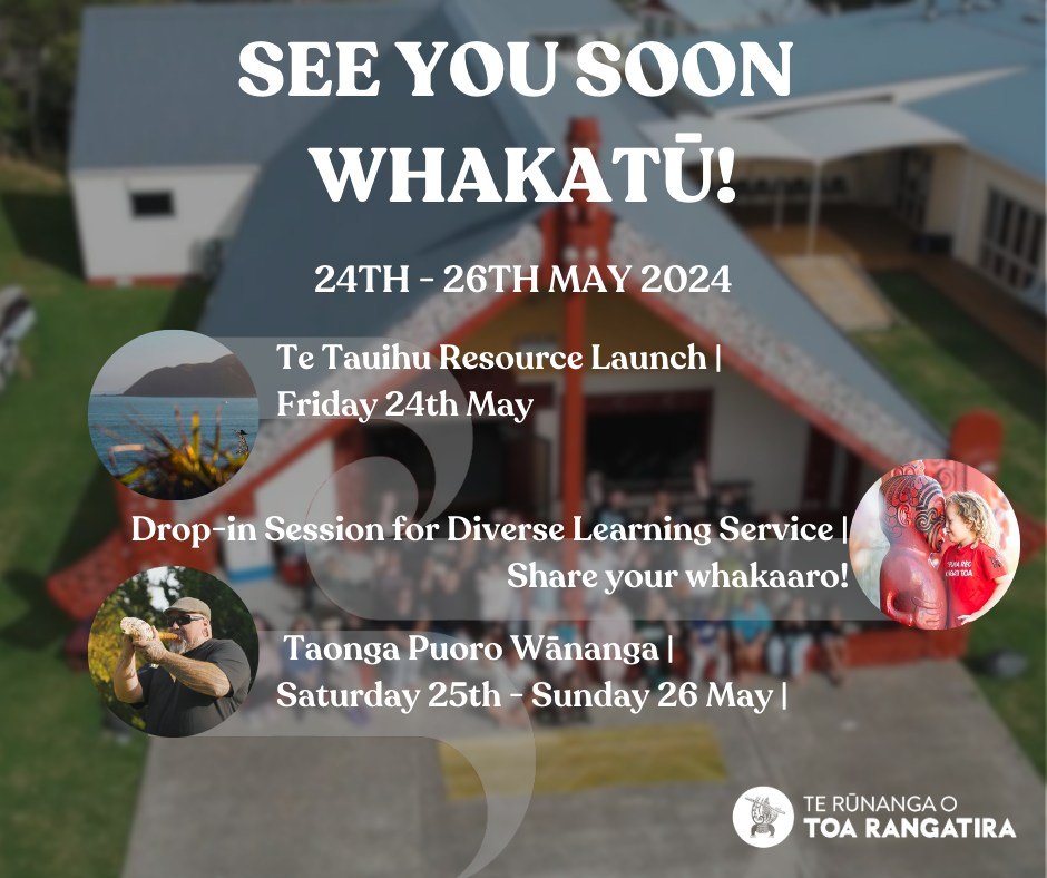 See you next weekend Whakatū! Nau mai, haere mai e te iwi! 

Come along and join us from Friday 24th &ndash; Sunday 26th May 2024.

Where: 56 Vickerman Street, Port, Nelson 7010 kicking it off at 9.30am Friday 24th May. 

&bull; Opening of the new ta