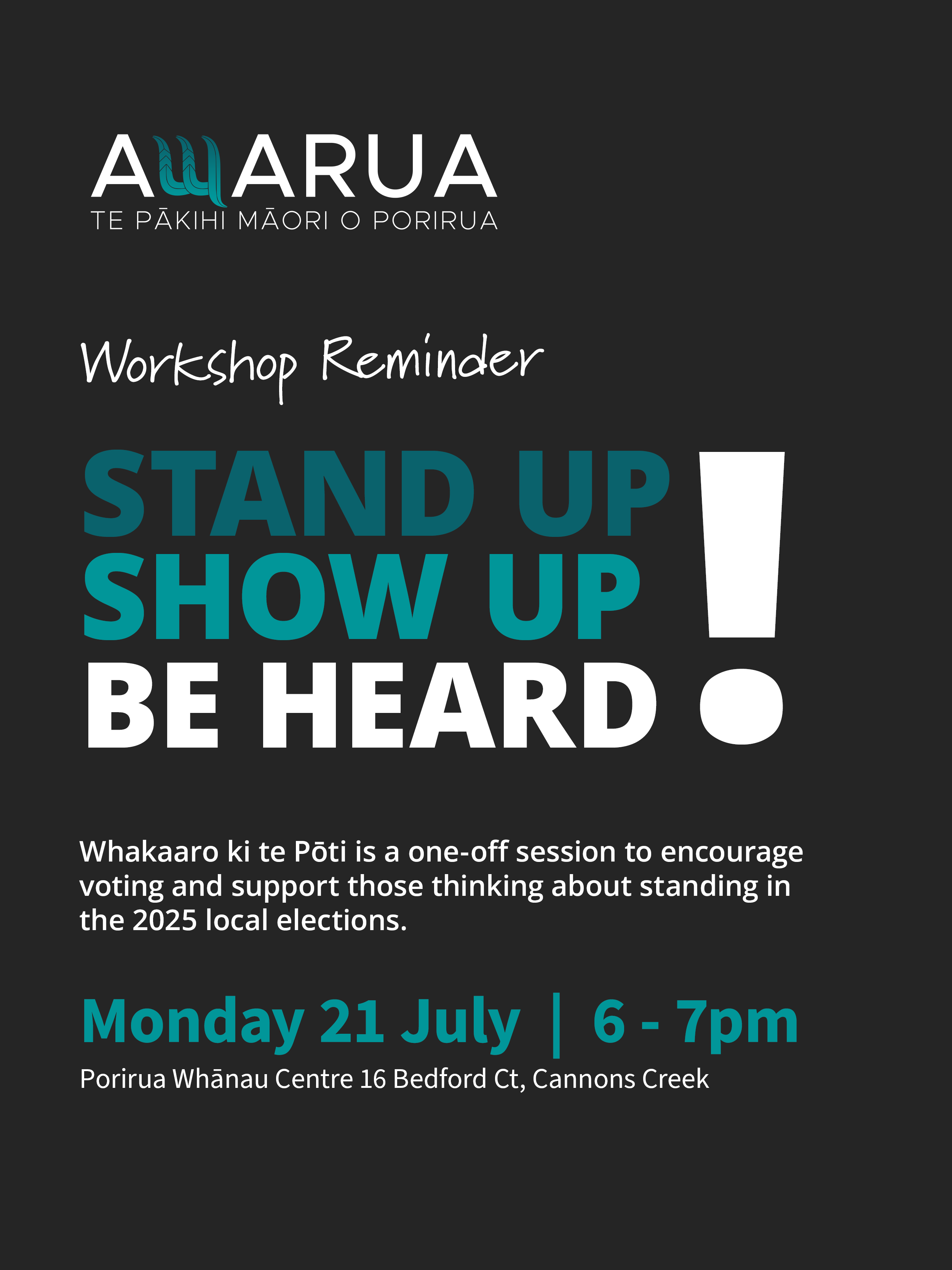 Awarua Civic Workshop