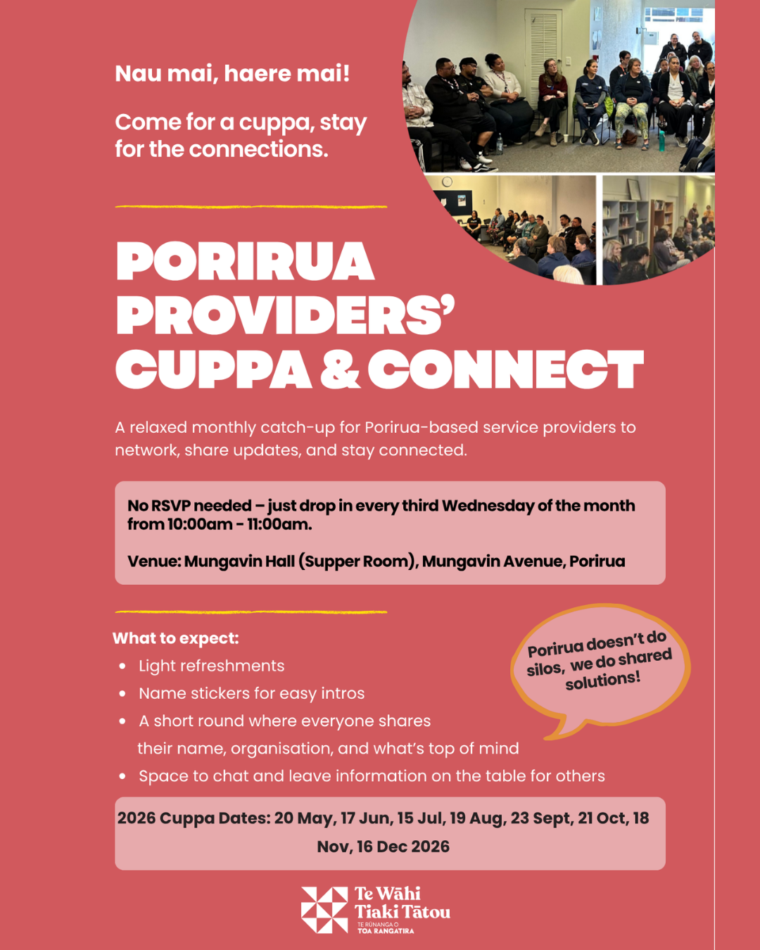 Porirua Providers Cuppa &amp; Connect 