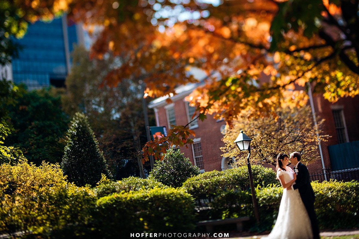 fall Philadelphia wedding at National Constitution Center by DPNAK Events, photo by Hoffer Photography