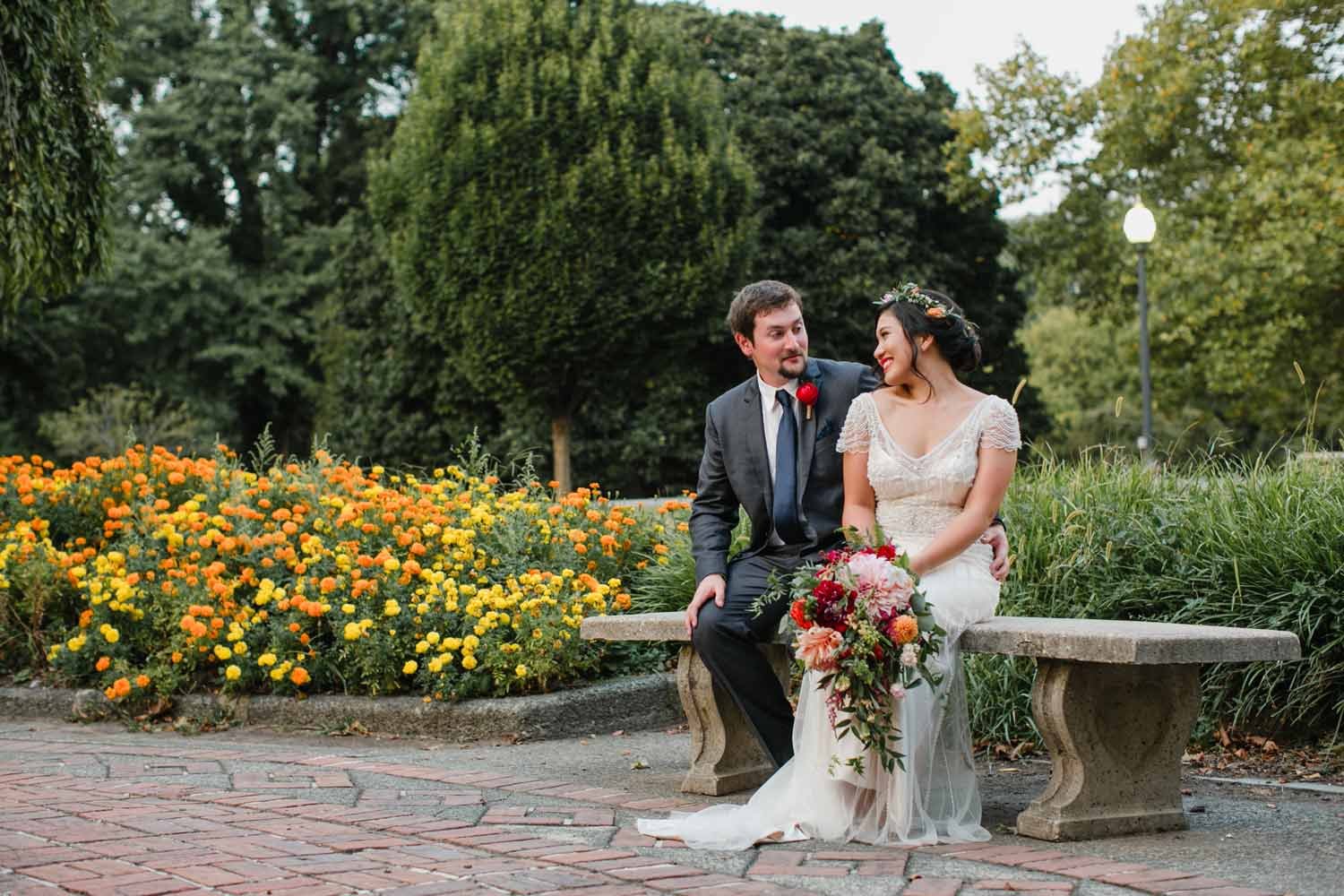 Fairmount Park Horticulture Center Wedding in Philadelphia by DPNAK Events, photos by Love Me Do Photography