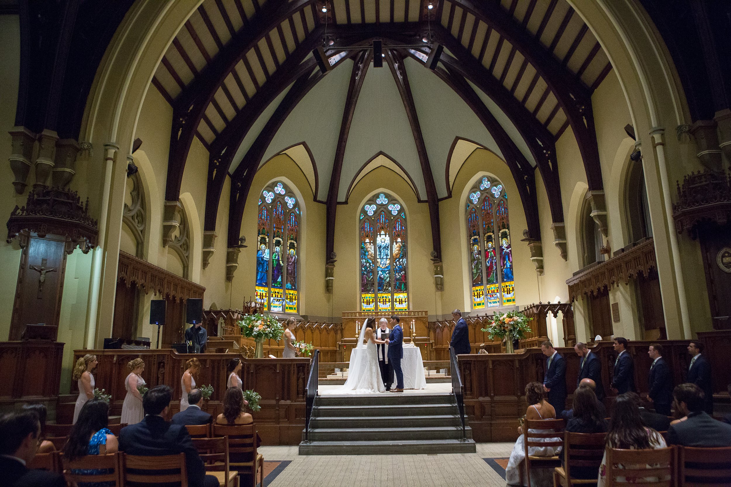 Packer Chapel Wedding at Lehigh University by DPNAK Events and Armen Elliott Photography