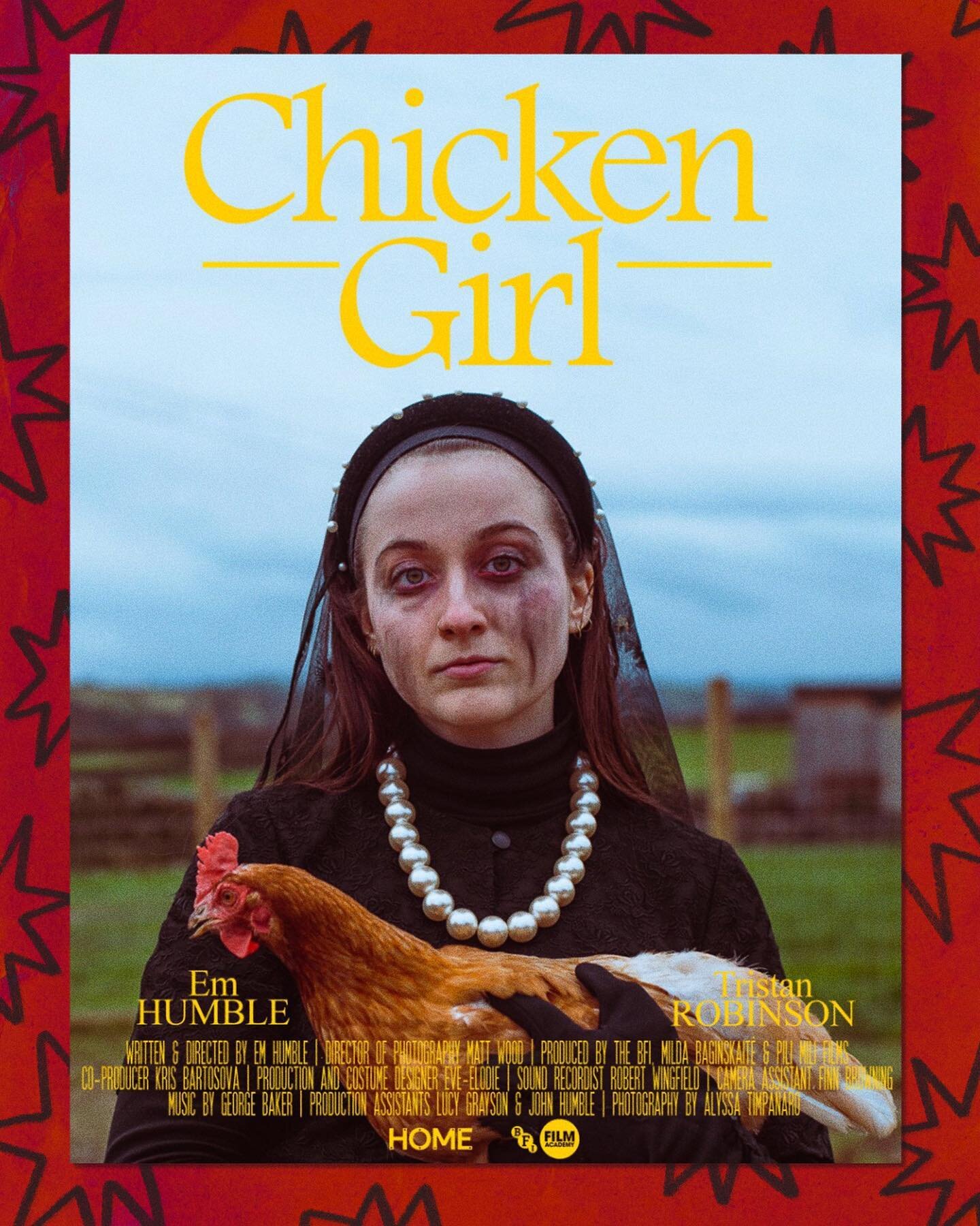 ✨ 𝒾&rsquo;𝓂 𝓃𝑜𝓉 𝒶 𝑔𝒾𝓇𝓁
𝓃𝑜𝓉 𝓎𝑒𝓉 𝒶 𝒸𝒽𝒾𝒸𝓀𝑒𝓃 ✨

for more writing of that calibre, please come see our short film @chickengirlfilm !! 🐓🐓🐓
✨premiering at @hycmanchester on saturday 29th april✨ it would be absolutely dreamy to see