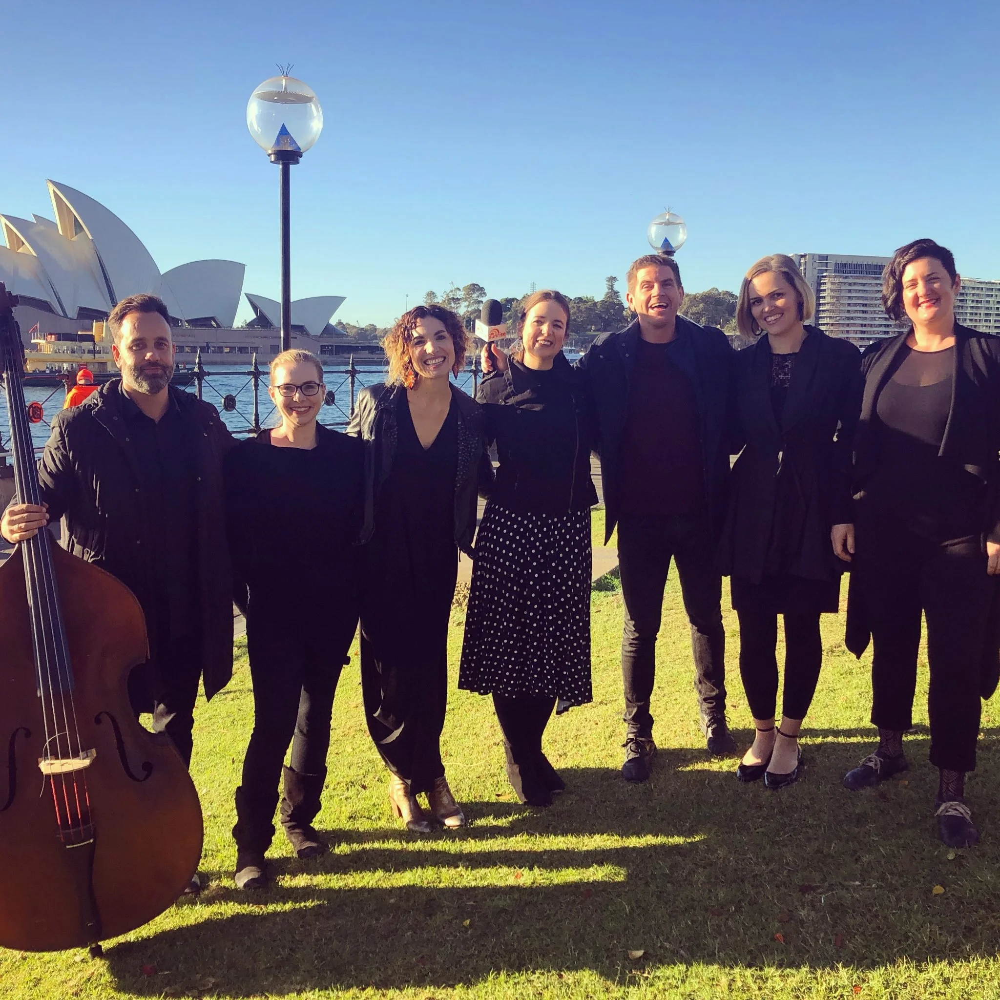 Cheeky appearance ahead of Vivid Sydney shows