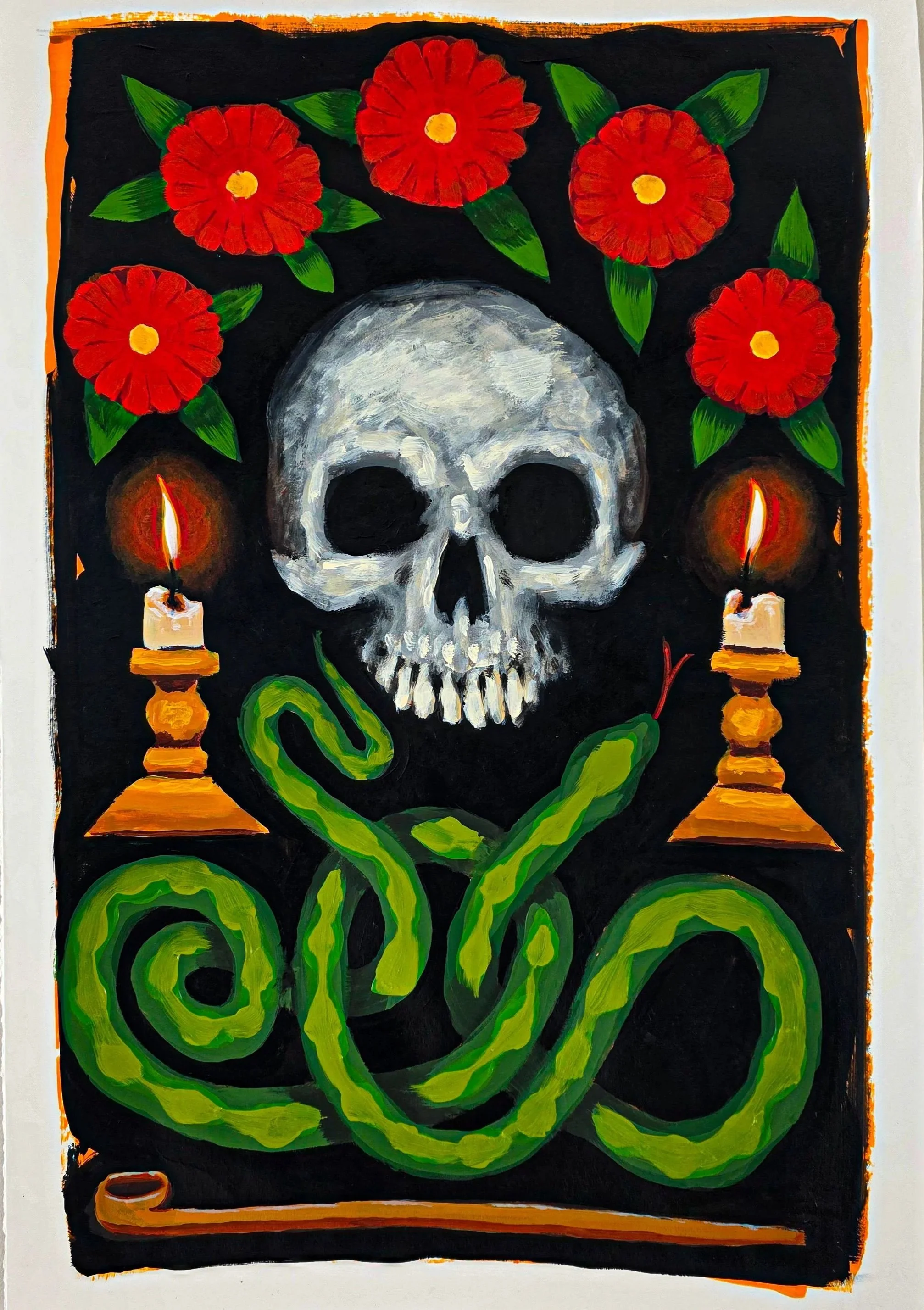 Mans ruin
Acrylic on paper
350mm x 550mm