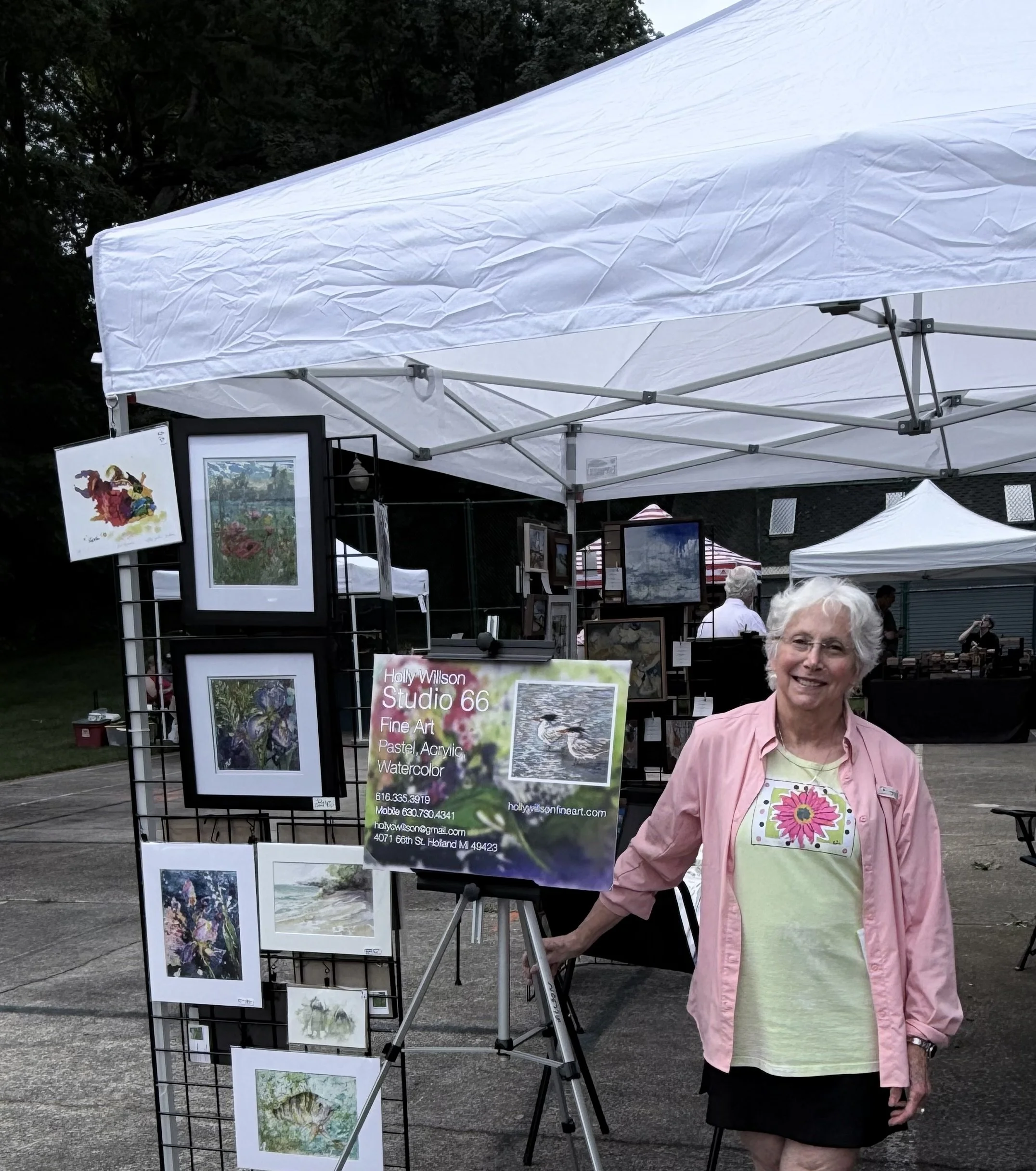 Holly Village Square Art  Fair July 4th