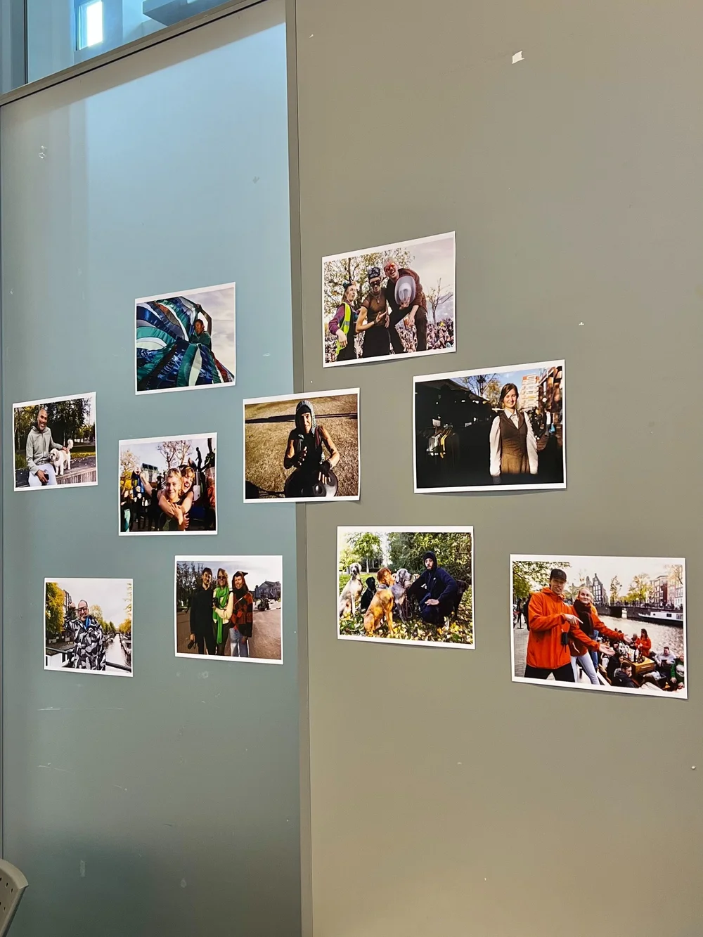  My photo project on the wall 