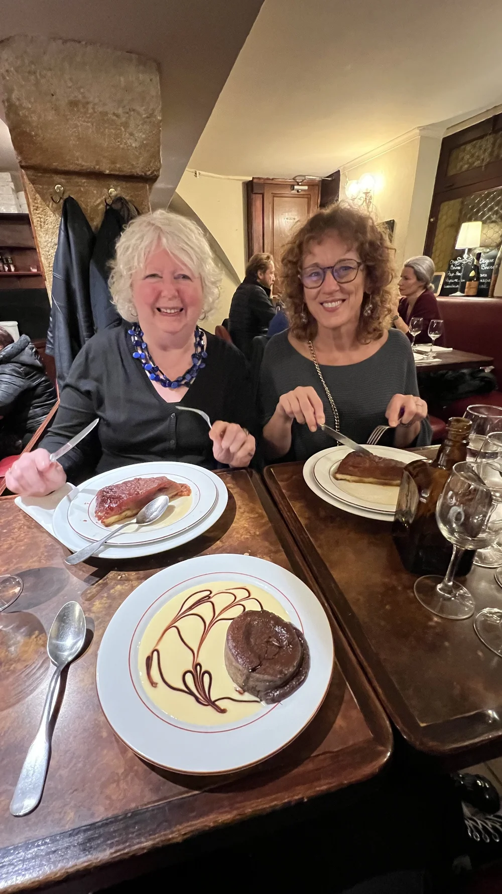  My aunt Peggy (left) and her friend, Melanie (right) 