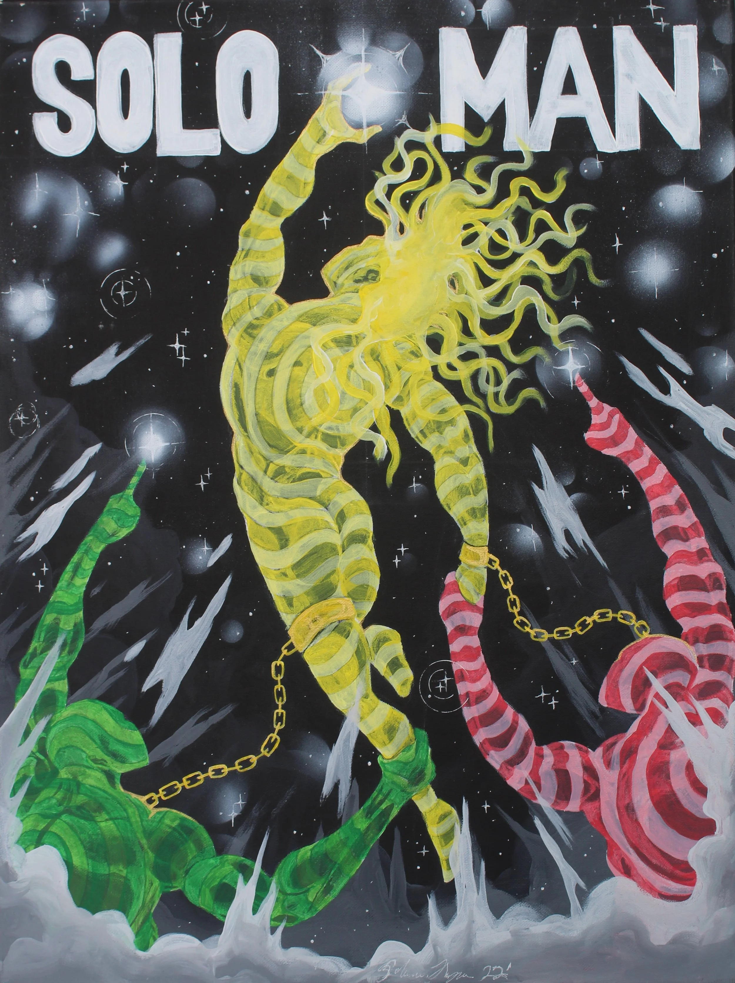 "SOLO MAN" 2022

Acrylic Paint, Airbrush on Canvas 18"x24"