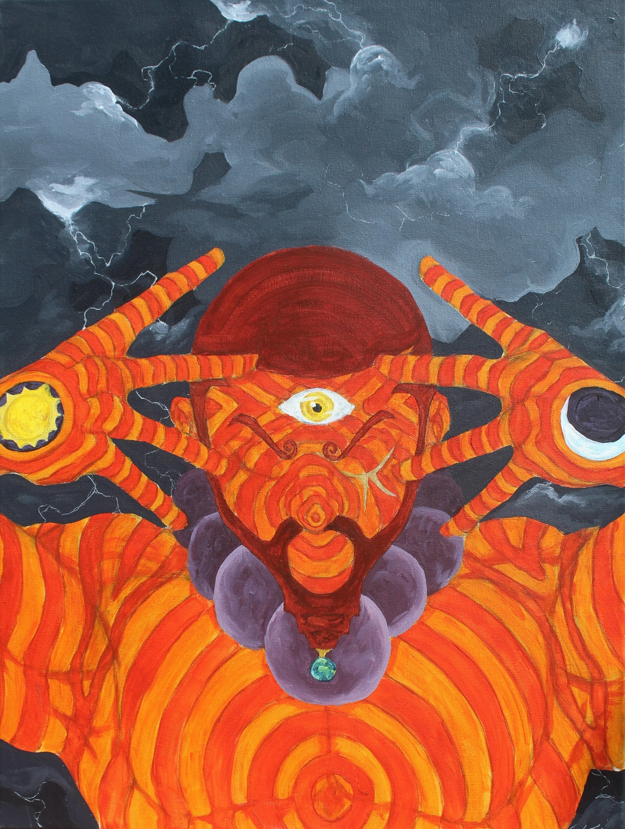 "Eye of the Storm" 2022

Acrylic on Canvas 18" x24"