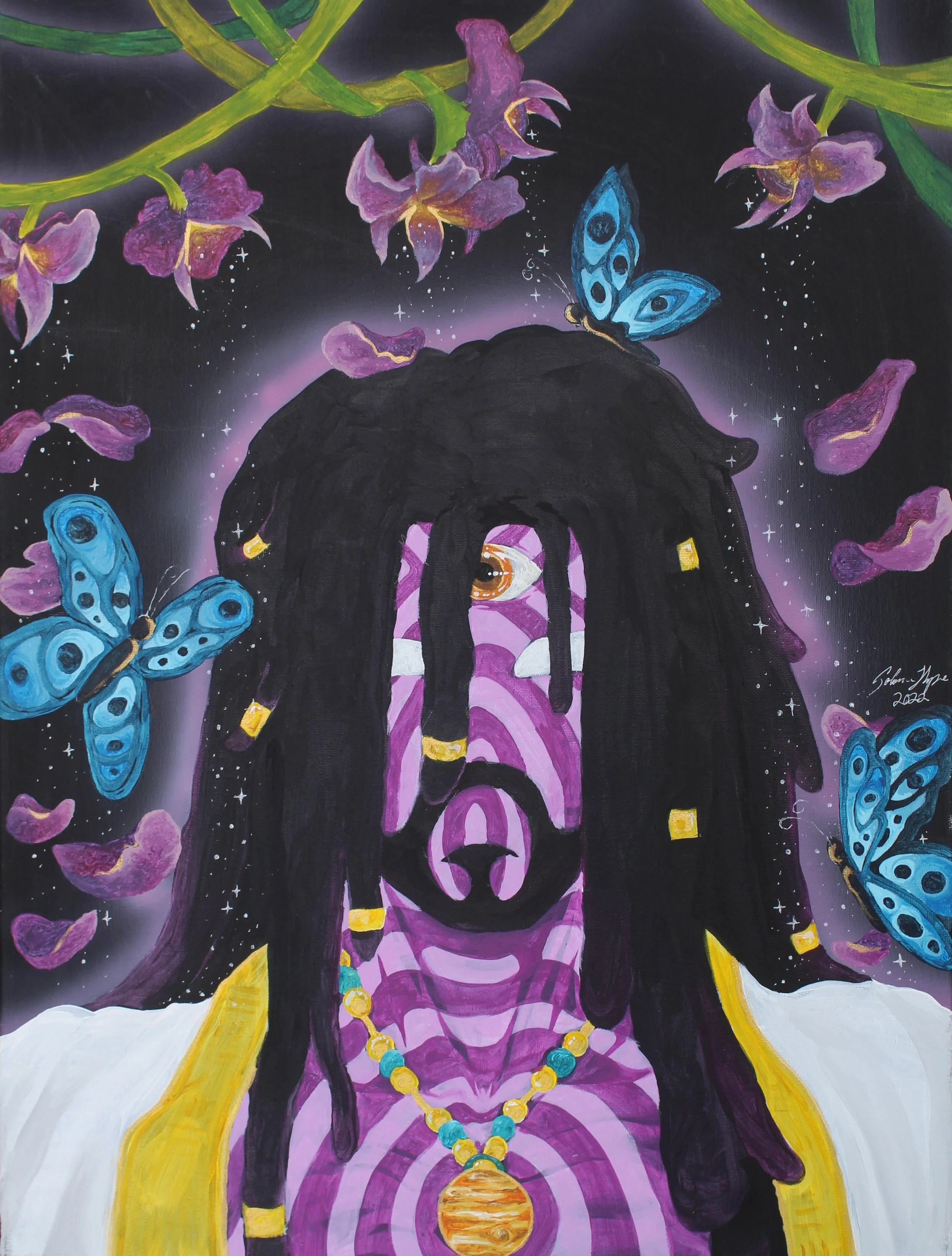 "Wise Mind" 2022

Acrylic Paint, Air Brush 18" x 24"