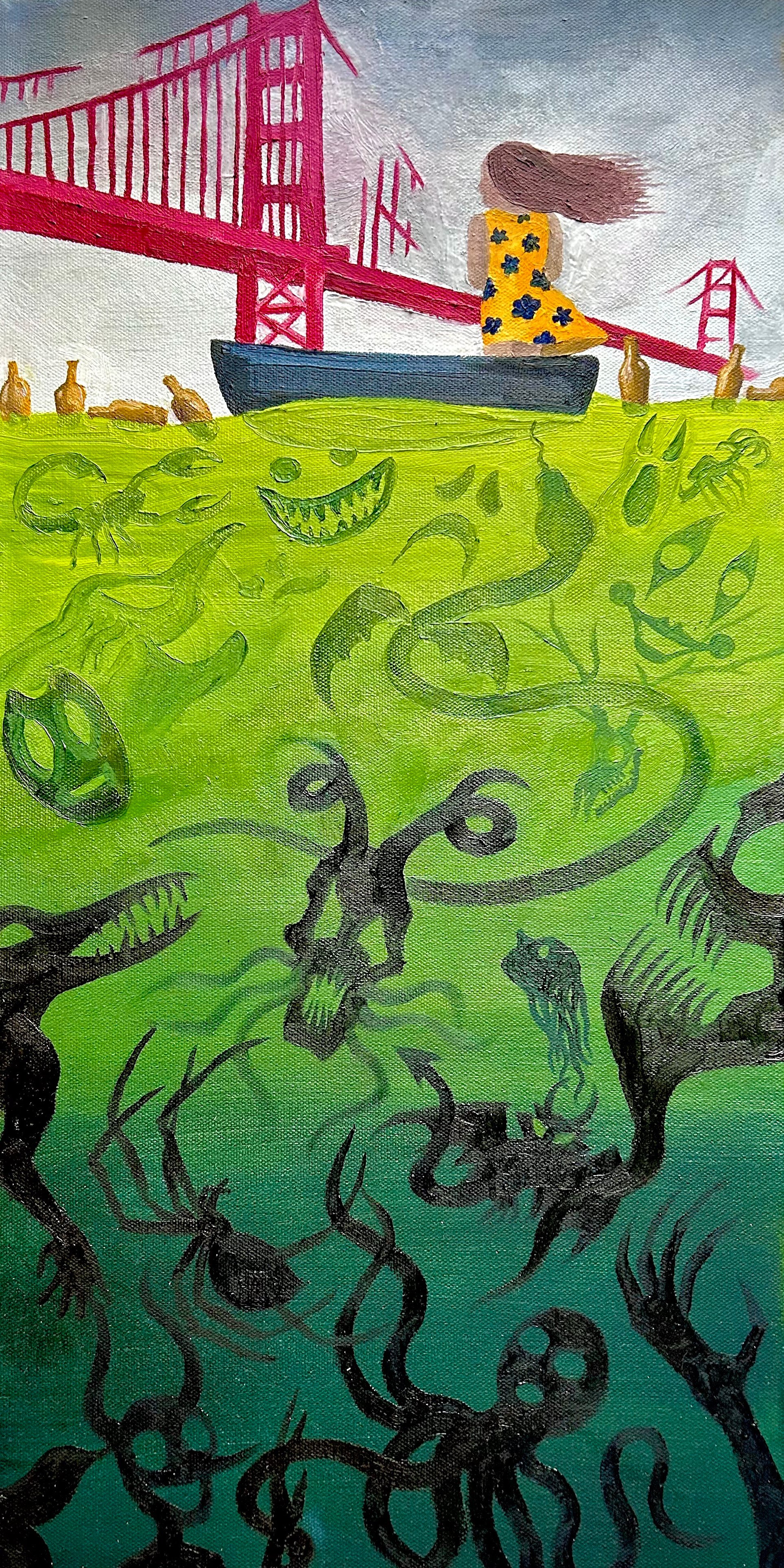Under the Surface (Oil on Canvas, 2025)