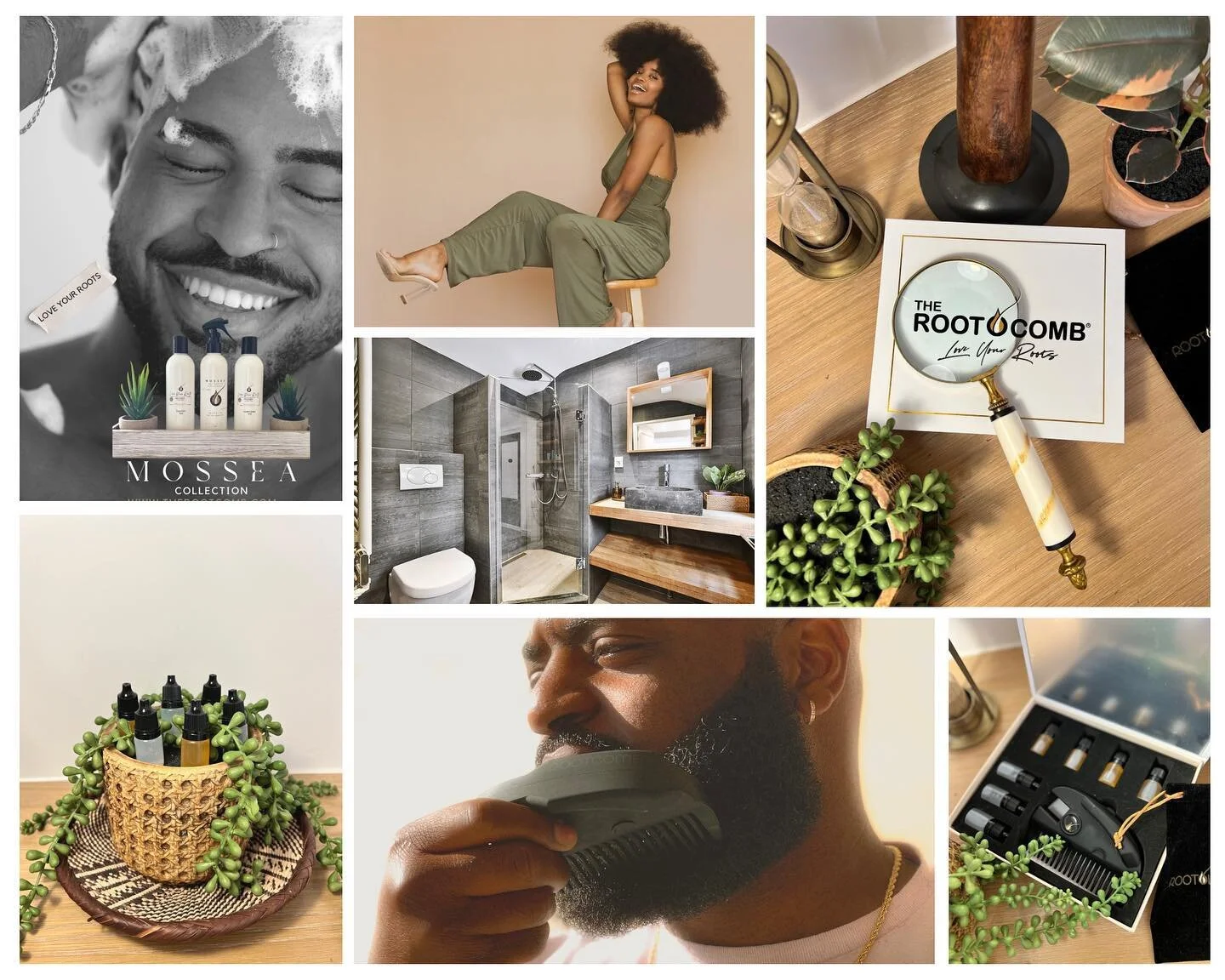 Love Yours&hellip; 
Get to the root of your hair problems! With our all new Sea Moss collection: [M O S S E A] available at www.TheRootcomb.com