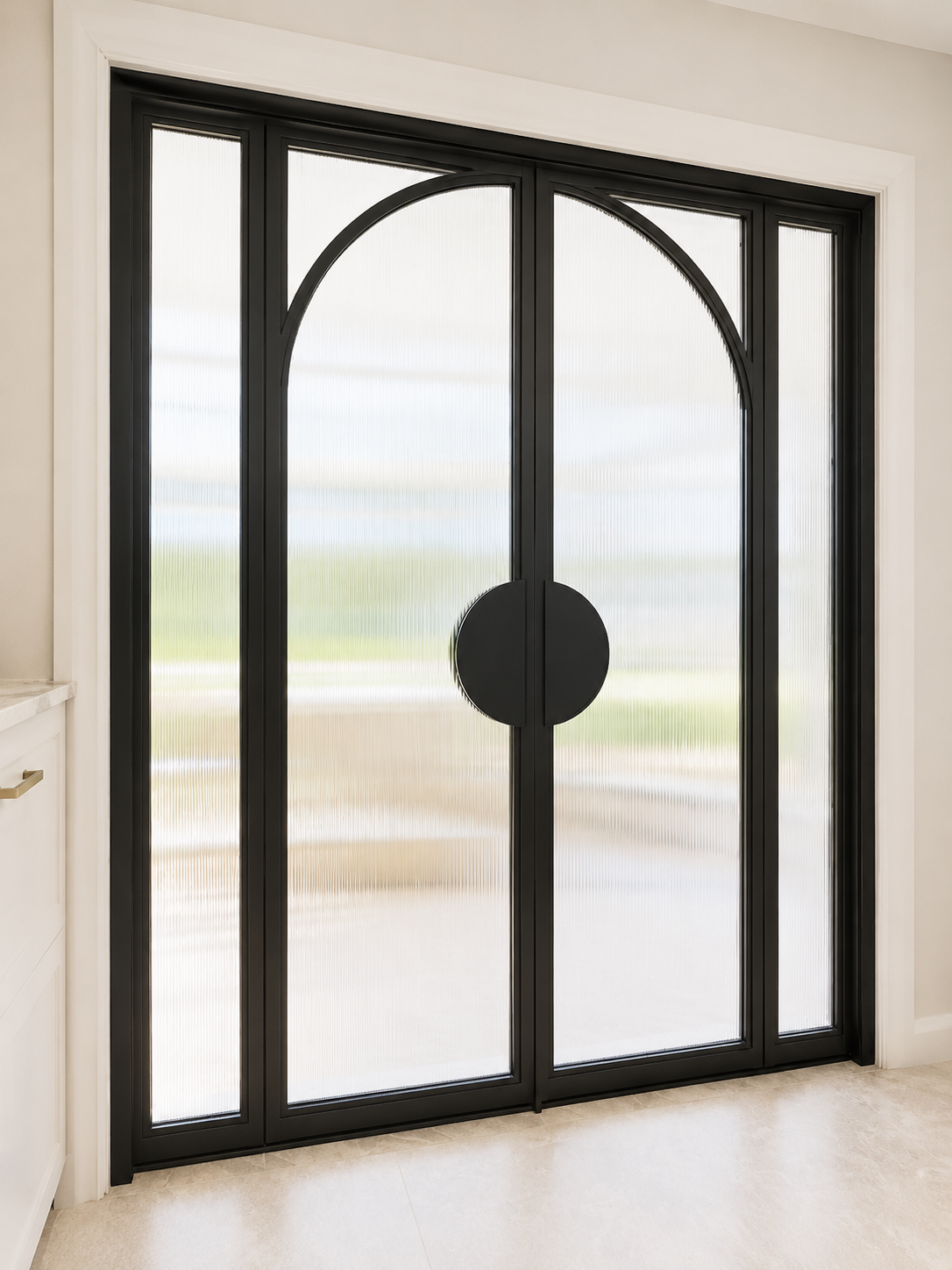 Alfords Point Stainless Steel Arched Doors.png