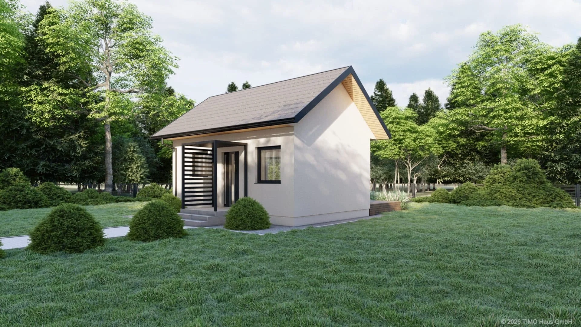 Visualisierung: Bungalow als Fertighaus von TIMO