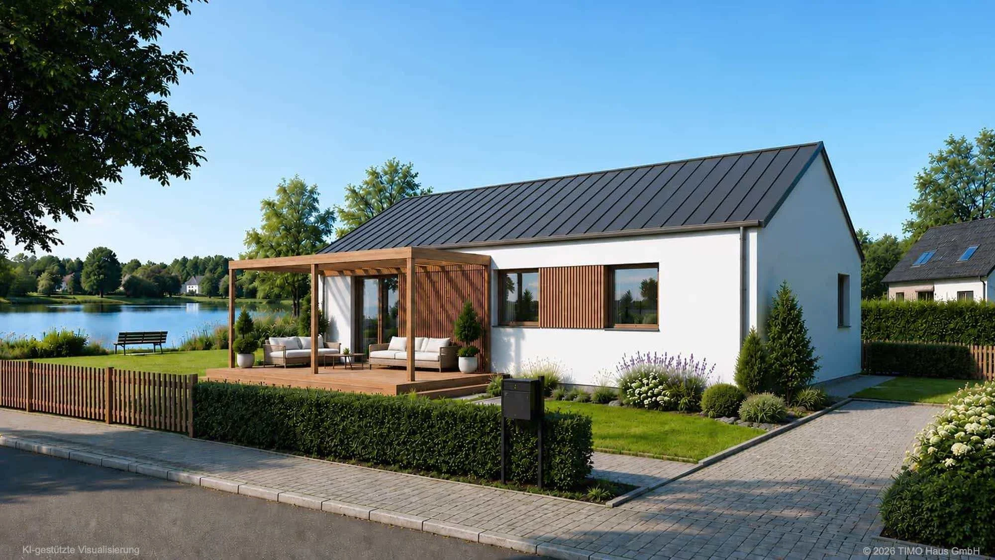 Visualisierung: Kleines Fertighaus von TIMO Haus
