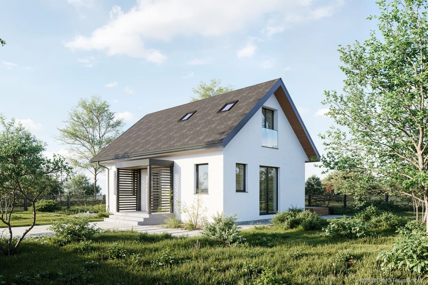 Visualisierung: Einfamilienhaus als Fertighaus von TIMO