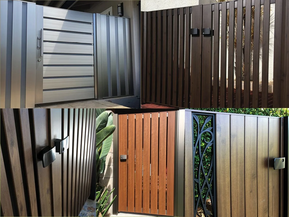 Lab Outdoors Gate Aluminum Outdoor Gates or Home and Business — kunkelworksUSA Aluminum ...