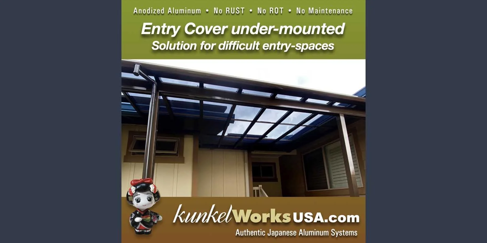 Custom-fit Entrance Canopy
