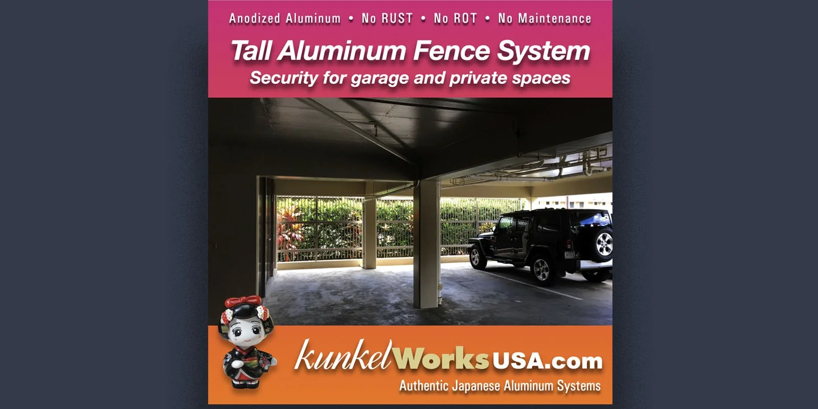 Garage Security Fence