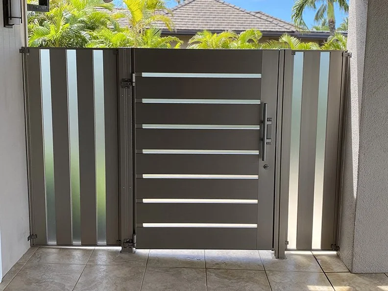 Metal with Frosted Inserts