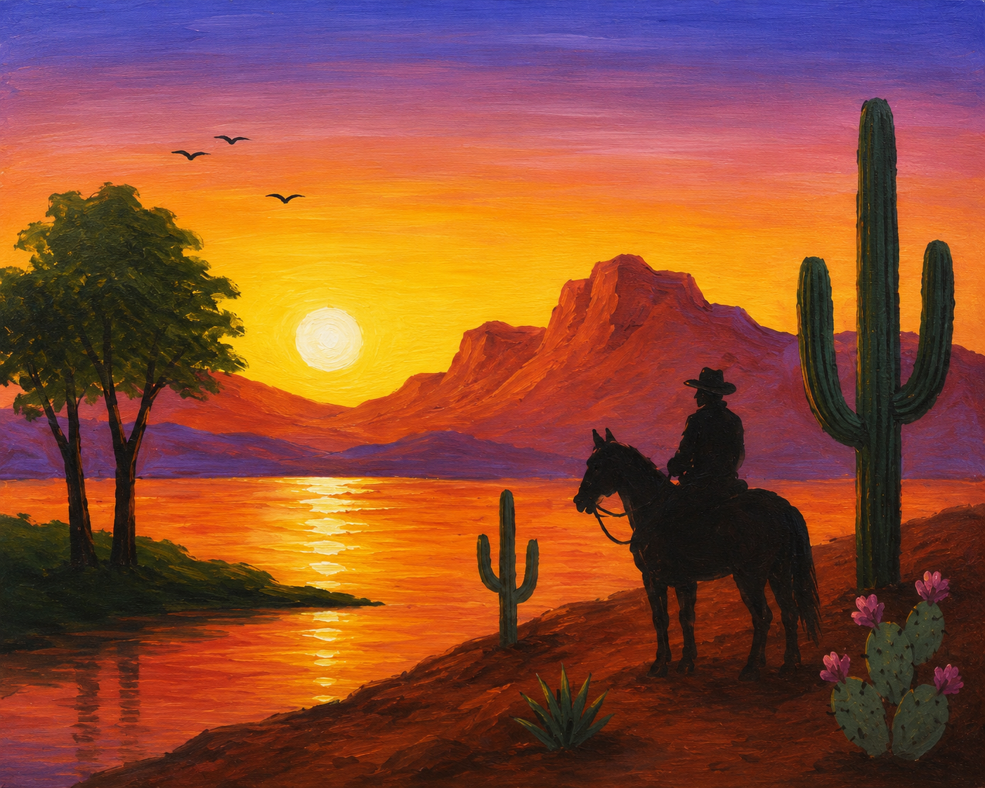 Cowboy's Sunset *KB