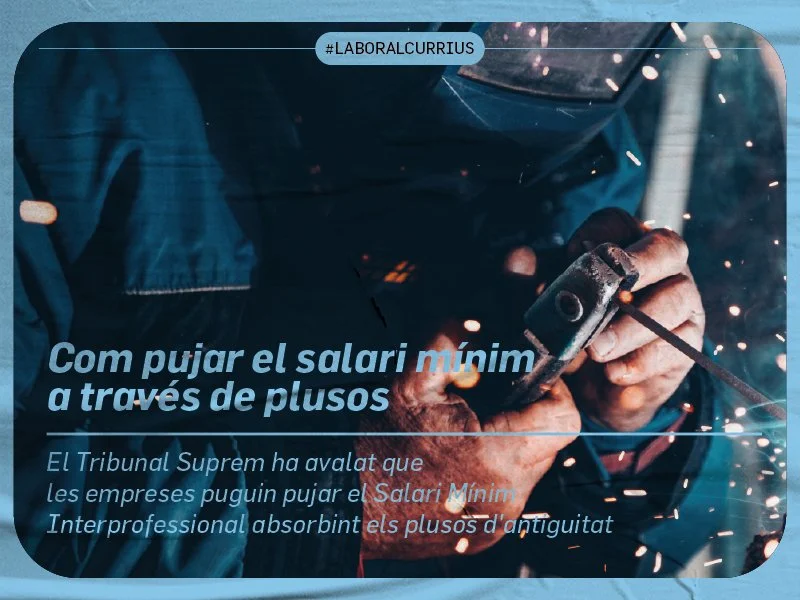 Com pujar el salari mínim a través de plusos