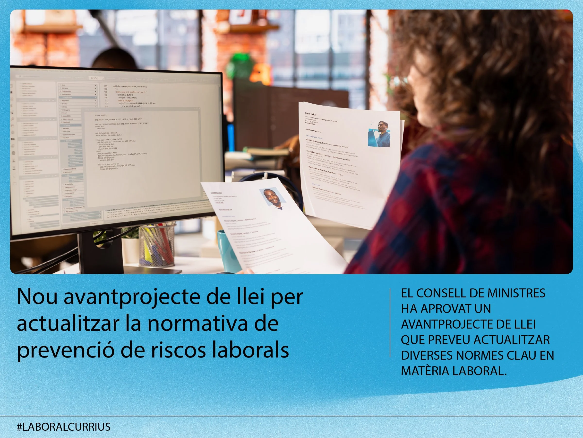 Nou avantprojecte de llei per actualitzar la normativa de prevenció de riscos laborals