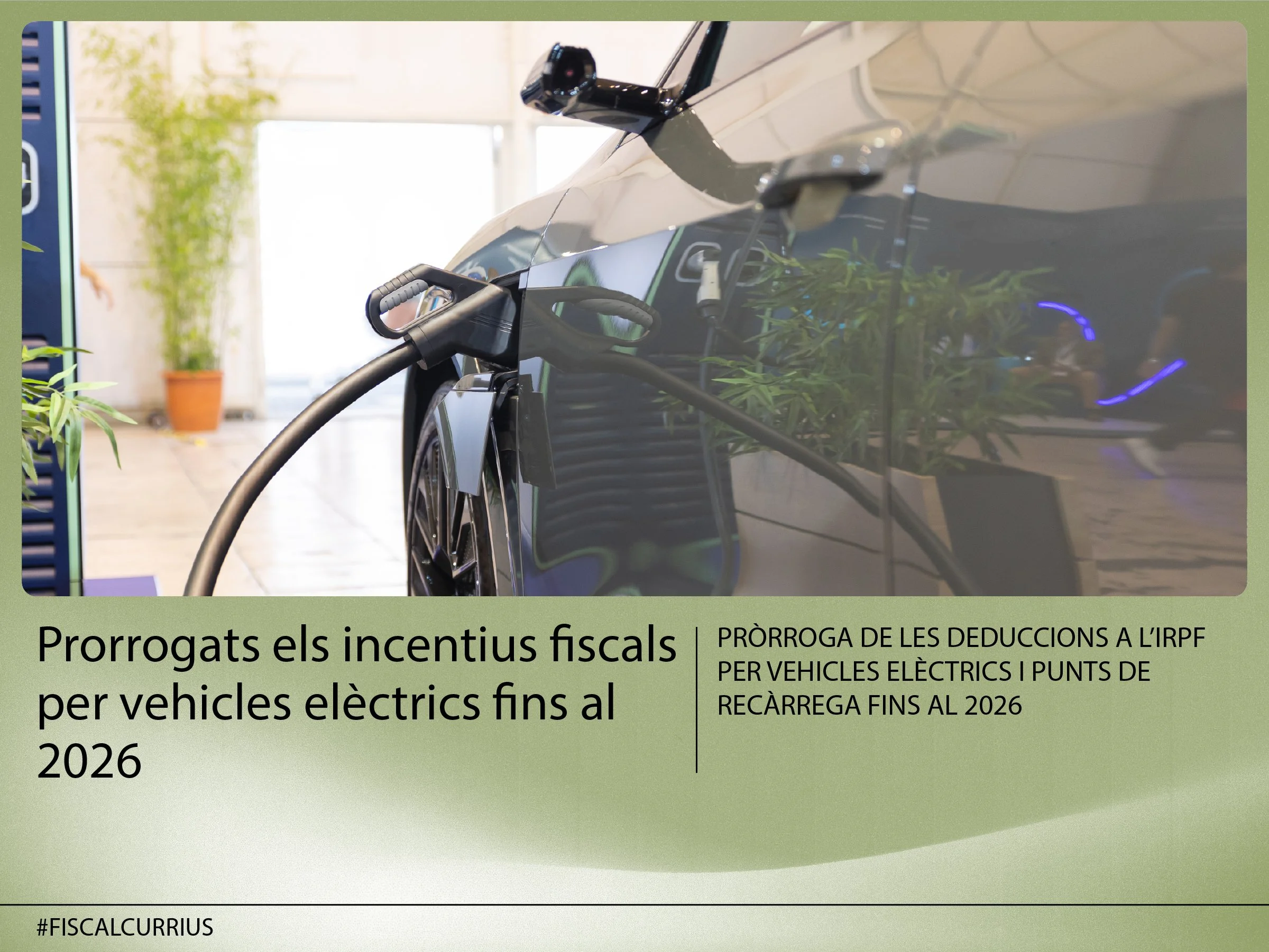 Prorrogats els incentius fiscals per a vehicles elèctrics fins al 2026