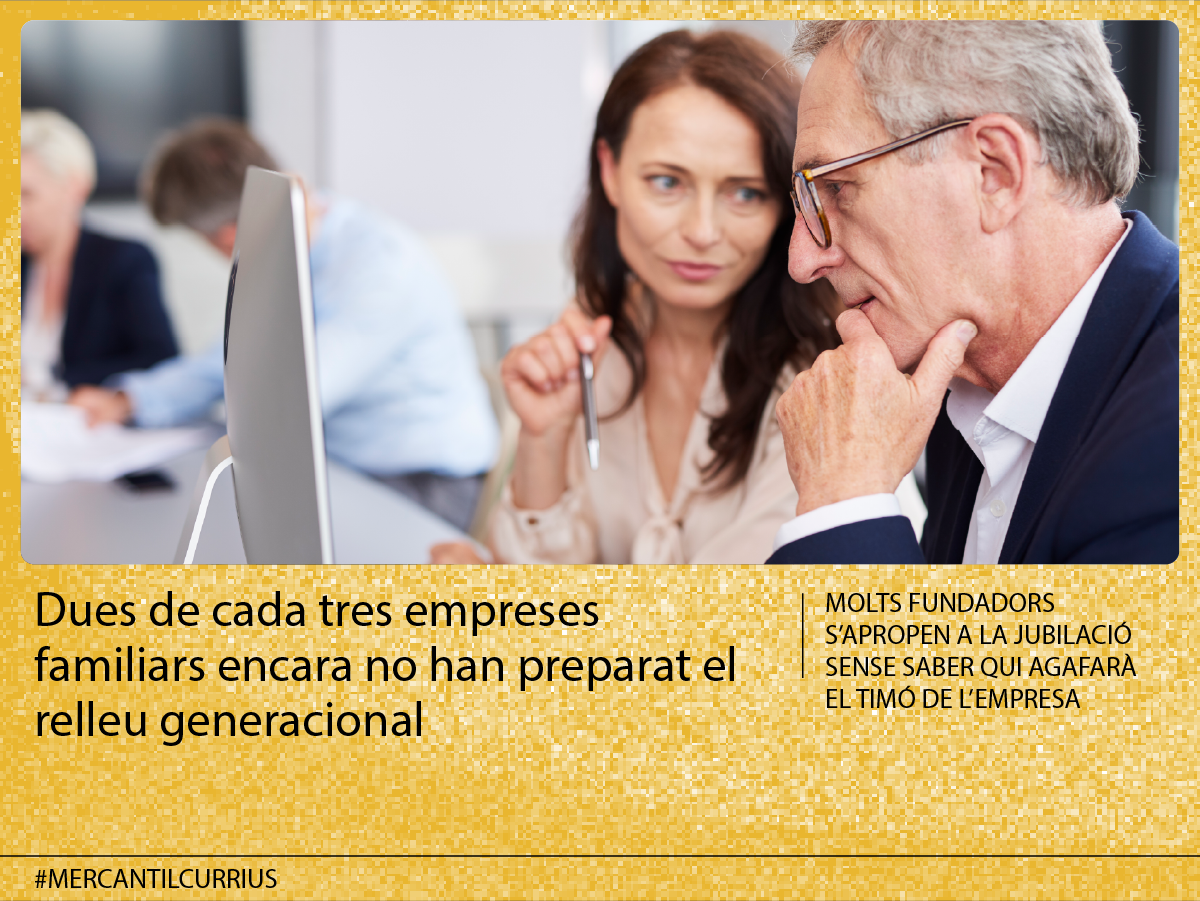 Dues de cada tres empreses familiars encara no han preparat el relleu generacional