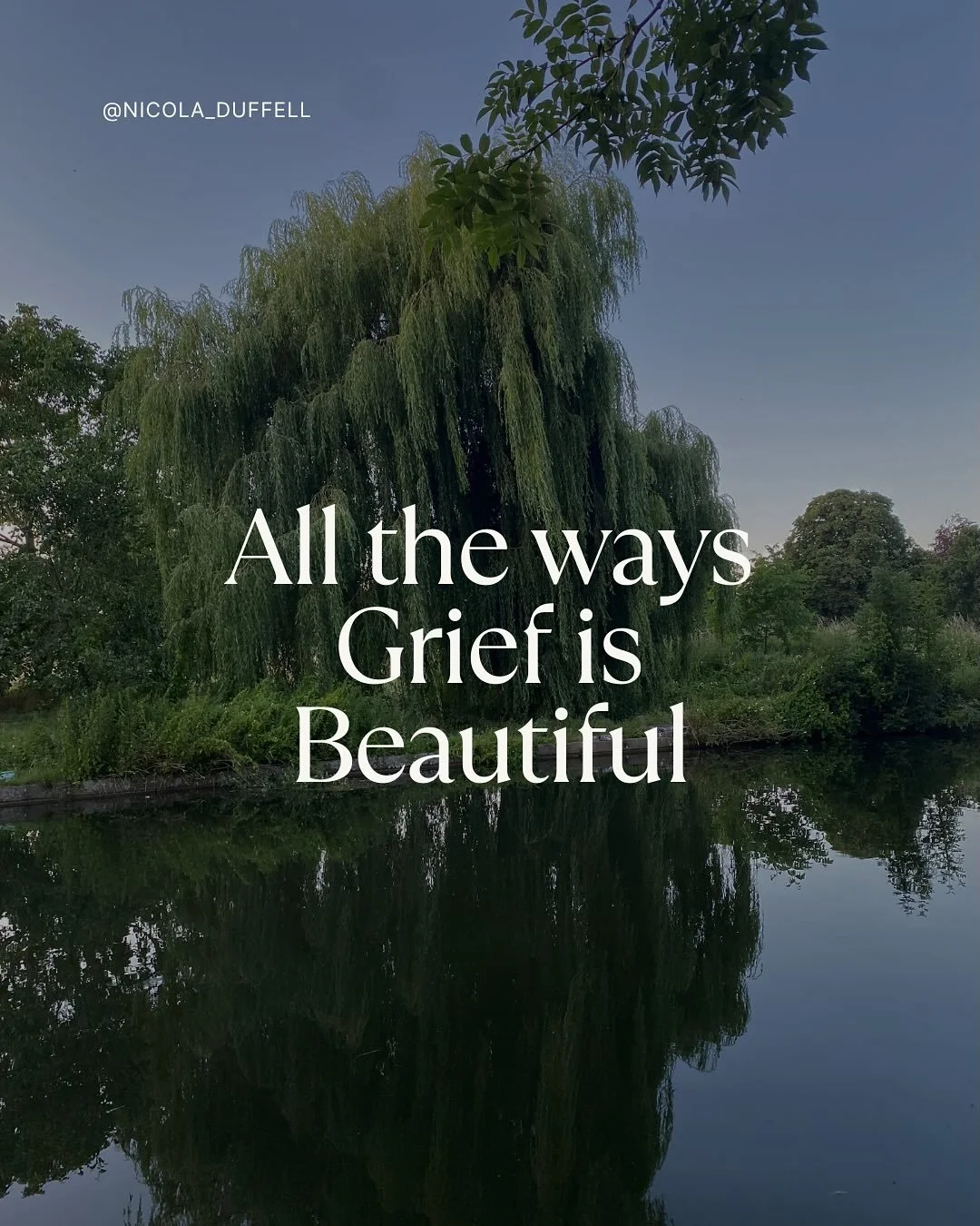 Beautiful Grief | I know that grief can tear us apart.
.
I also know that it can be the most beautiful thing.
.
This past week I&rsquo;ve become immersed in all that it is to grieve beautifully.
.
I&rsquo;ve mourned the death of Andrea Gibson.
.
I&rs