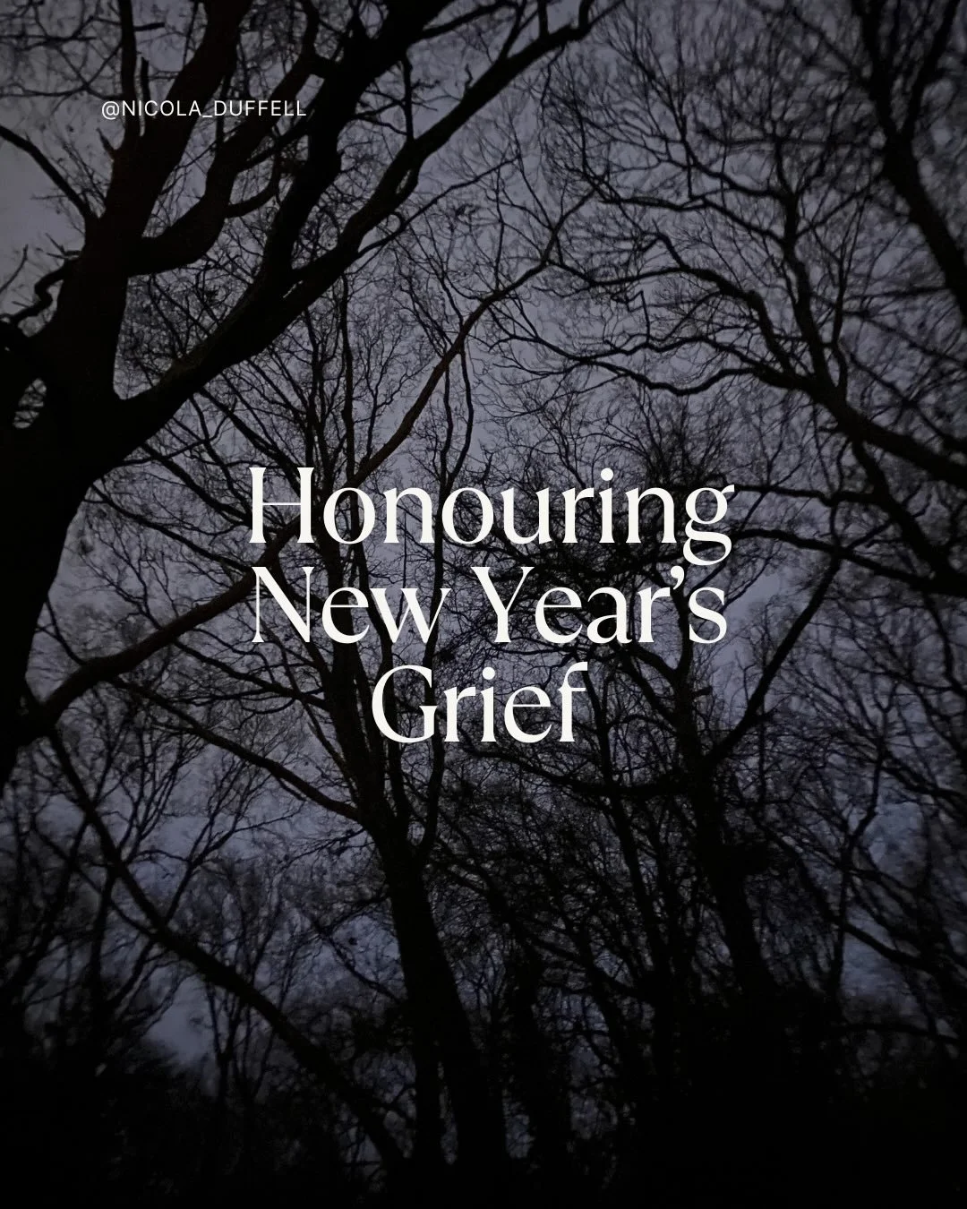 New Year&rsquo;s Blessings | Honouring the grief that can come in this shift from one year to the next.
.
Even in the passing of time without anything else, grief exists.
.
Can we honour that?
.
Can we allow space for the tears?
.
The anger?
.
The tr