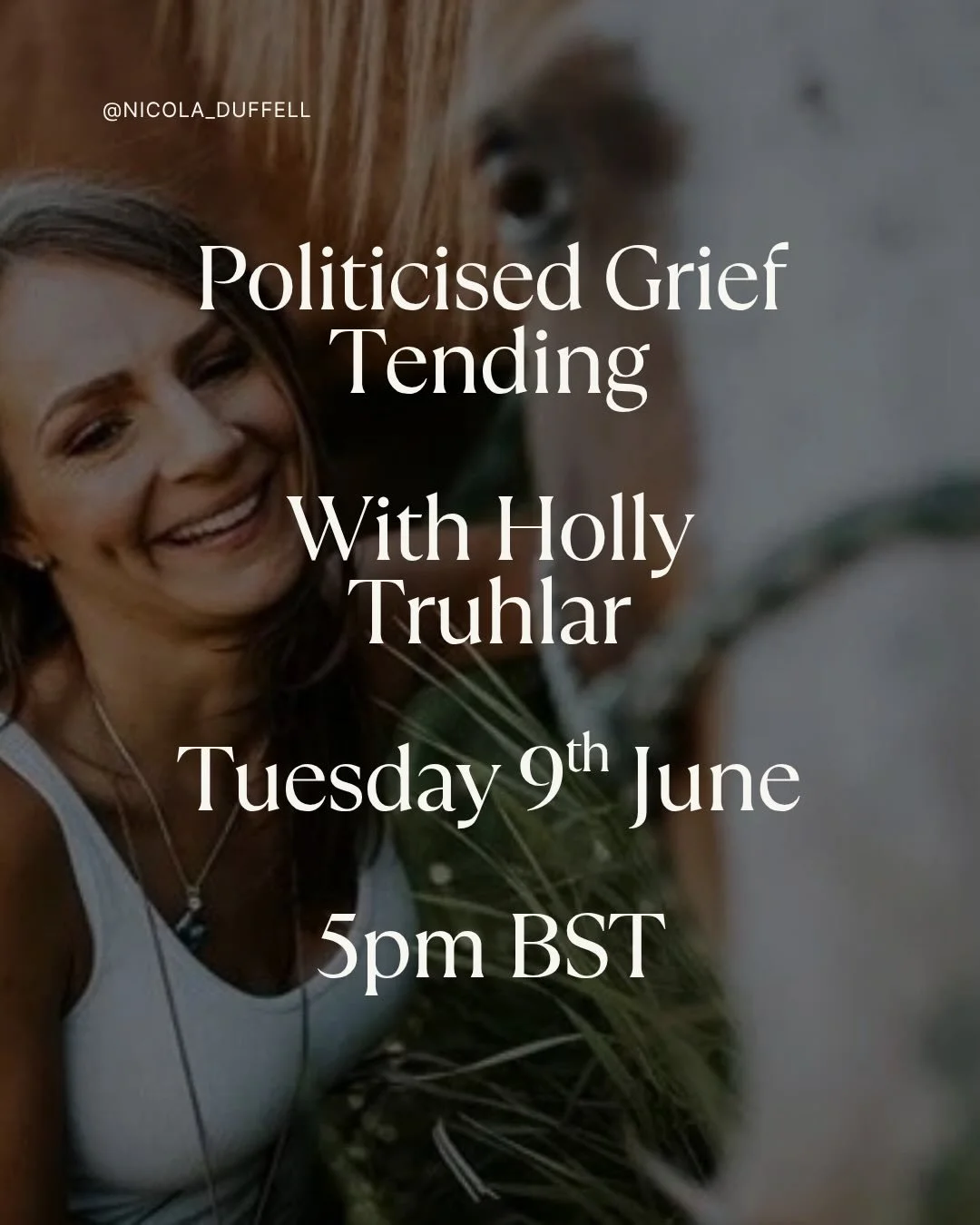 Politicised Grief Tending with Holly Truhlar | Life&rsquo;s Poetry The Conversations start tomorrow (Tuesday 9th June) with Holly.
.
Holly has bought me to politicised grief tending and all that this means. Holly has a fidelity to liberation. The con