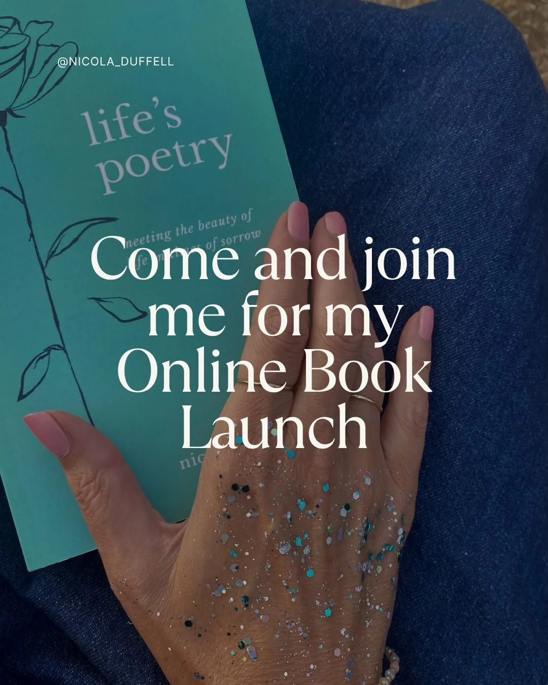 Come and celebrate | I grieve well. Celebrating I need to practice more! 
.
I would love for you to come join me to celebrate my book coming out into the world.
.
This Thursday, 10th September at 7pm BST.
.
Everyone is welcome.
.
We&rsquo;ll gather o