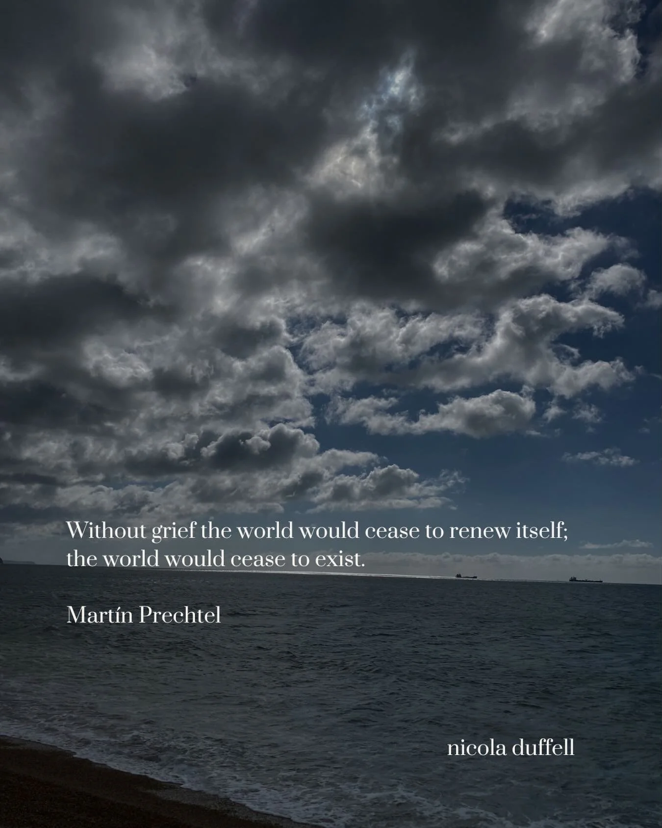Life&rsquo;s Poetry begins on Monday 12th October.
.
Let&rsquo;s come together and grieve.
.
Let&rsquo;s come together and renew the world.
.
.
.
.
#grief #love #renewal #grieftending #humanity