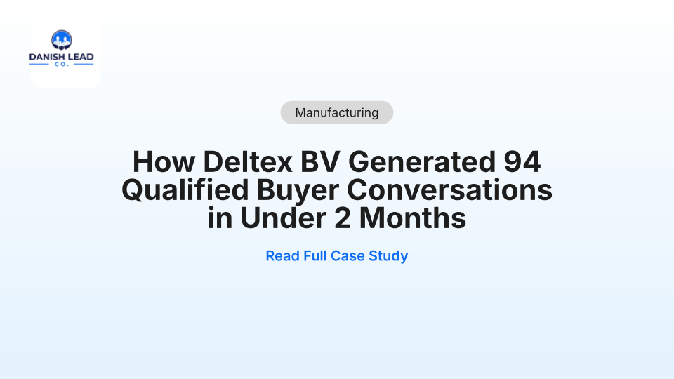 Deltex BV Case Study