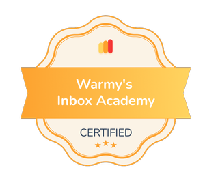 Warmy Inbox Academy badge