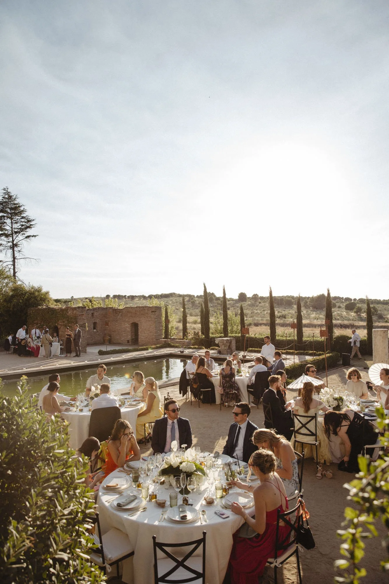 dinner at castillo de batres