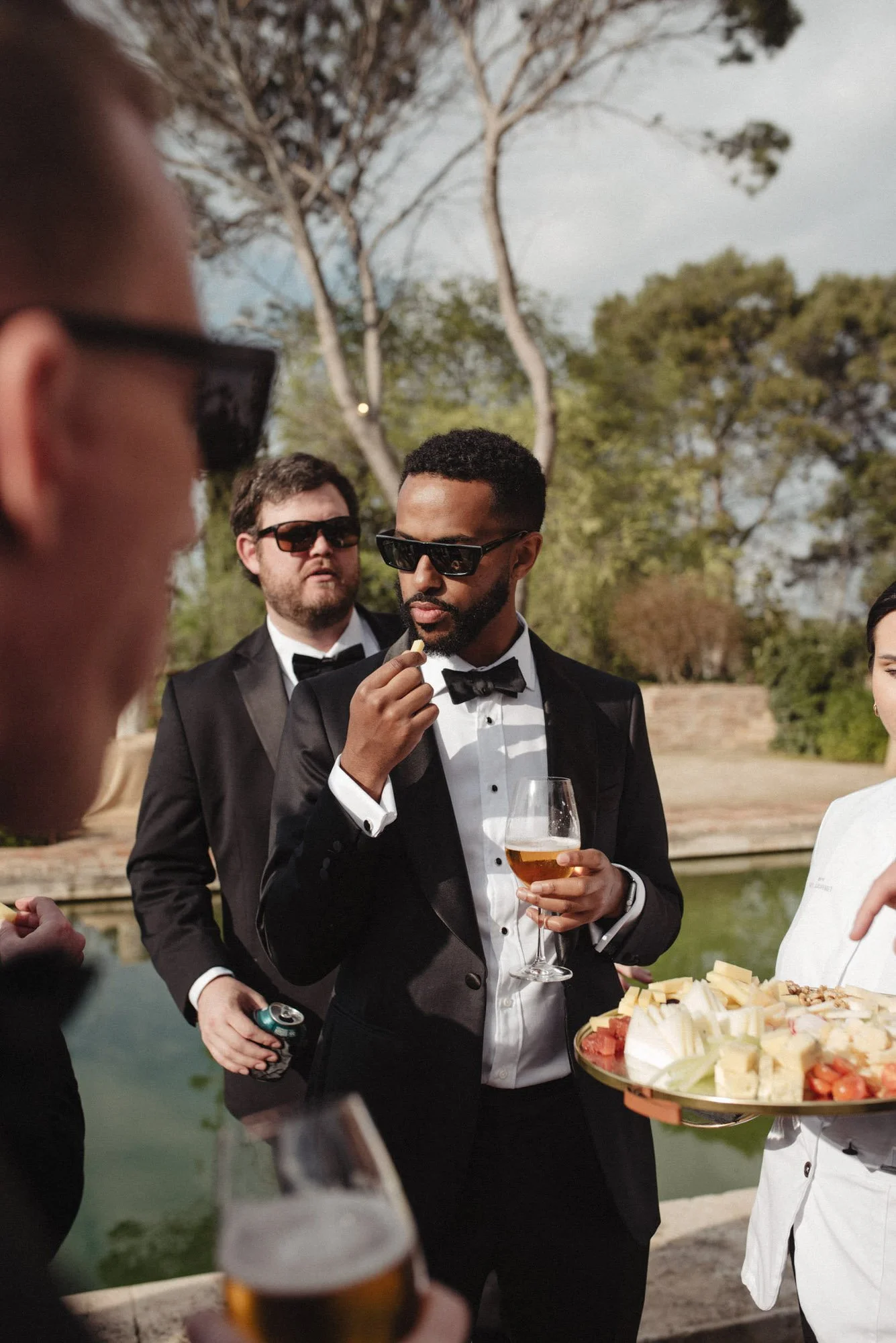 wedding guests spain