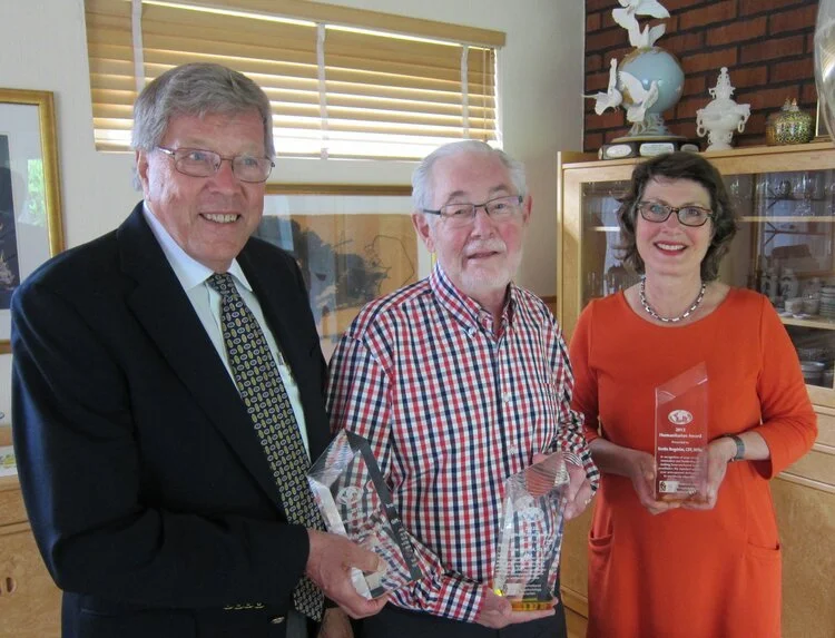 Humanitarian Award to Prof. P-I Branemark, Prof. Anders Tjellström, Dr. Kerstin Bergström