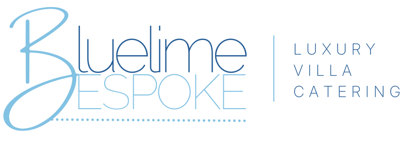 Bluelime Bespoke luxury villa catering logo